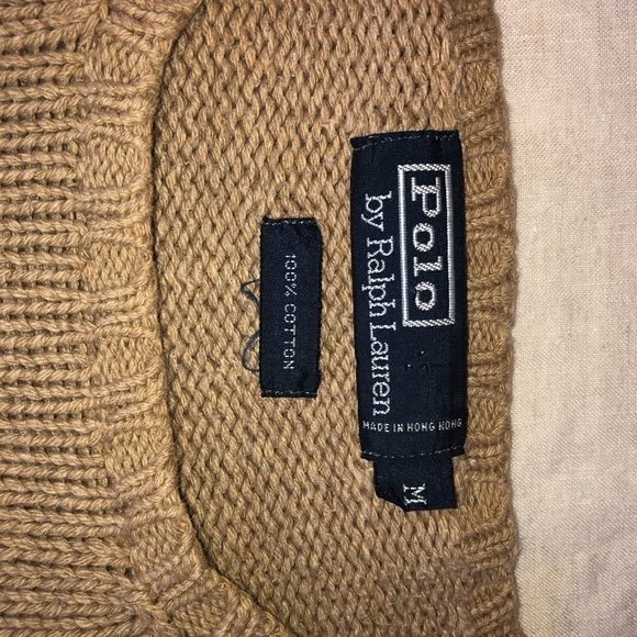 Polo by Ralph Lauren. Woven,100% cotton, Medium, men’s sweater heavy and thick. - Picture 3 of 8